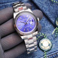 Мъжки часовник Rolex Oyster Perpetual Datejust с автоматичен механизъм, снимка 4 - Луксозни - 36999279