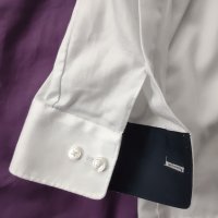 Официална мъжка бяла риза OLYMP, снимка 3 - Ризи - 32594642