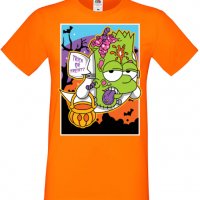 Мъжка тениска,The Simpsons Bart Simpson 02,Halloween,Хелоуин,Празник,Забавление,Изненада,Обичаи,, снимка 9 - Тениски - 38136320