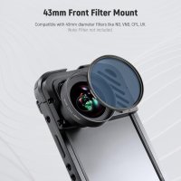 Нов NEEWER 18mm Професионален Широкоъгълен Обектив за Смартфон iPhone/Samsung, снимка 2 - Обективи и филтри - 43688654
