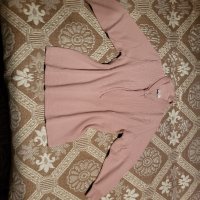 Дамска блуза в светло розов цвят, снимка 1 - Блузи с дълъг ръкав и пуловери - 38662810