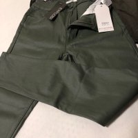 Панталон дамски с кожен ефект , снимка 1 - Панталони - 40327426