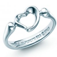 Сребърен пръстен tiffany, снимка 1 - Пръстени - 34493648