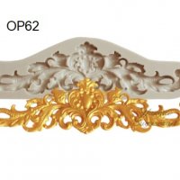 ОР62 Орнамент кант борд силиконов молд форма за декорация и украса торта фондан, снимка 3 - Форми - 27333179