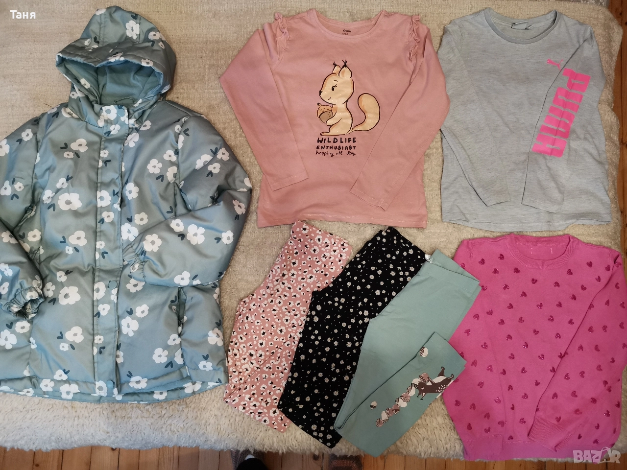 Лот от дрехи за момиче 134 размер, снимка 1