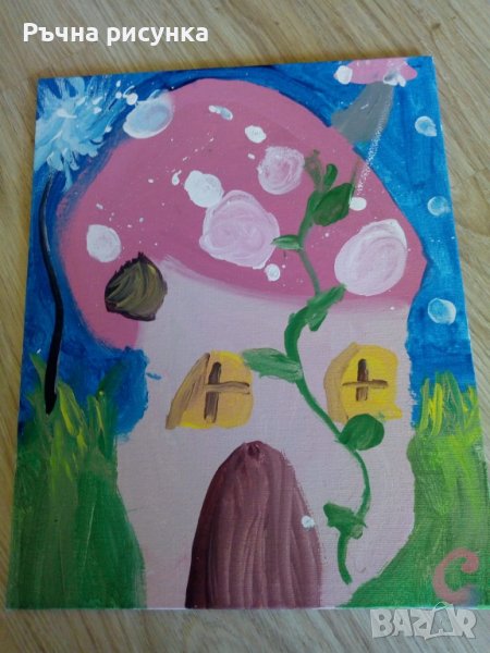Рисувана картина за детска стая 10лв, снимка 1