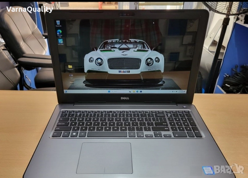 Мощен CORE I7-7500U DELL INSPIRON 5567 15.6" FULL HD, 8GB DDR4 RAM, 500GB HDD + нова батерия (5ч.), снимка 1