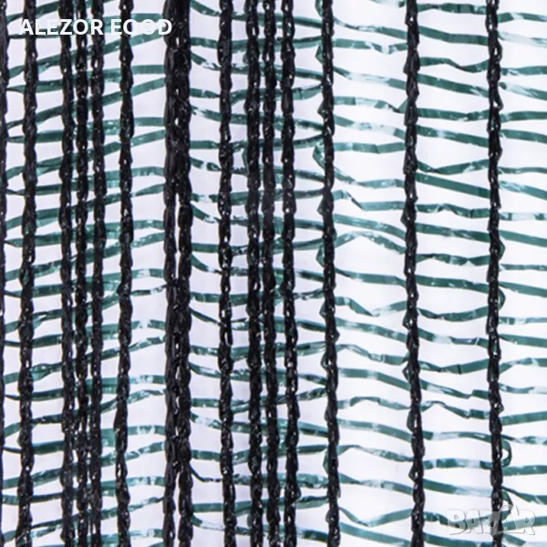 Зелена засенчваща мрежа 40% против птици и градушка, 20 м/ 3 м, снимка 1