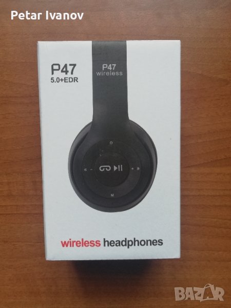 Безжични Bluetooth слушалки P47 Wireless , снимка 1