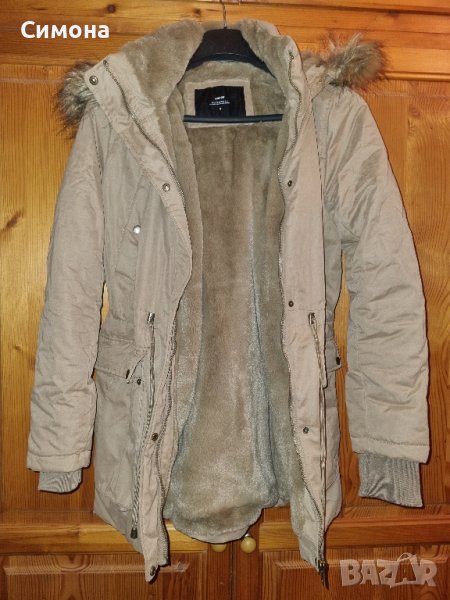 Дамско яке (парка) с мъхеста подплата, размер М, Cropp, снимка 1