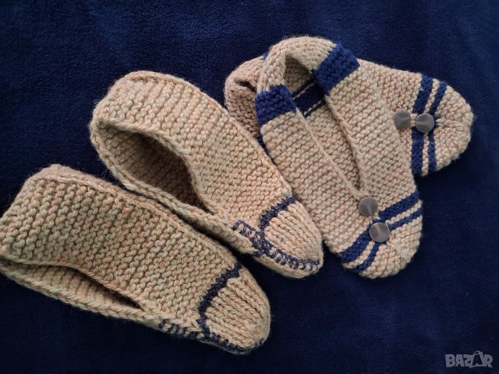 Дамски терлици - 100% вълна, снимка 1