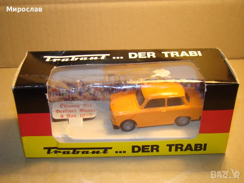 1:43 VITESSE TRABANT ТРАБАНТ КОЛИЧКА ИГРАЧКА МОДЕЛ, снимка 1