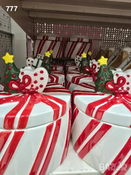 коледни буркани и салфетници , снимка 1