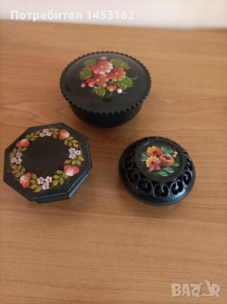 Стари руски кутии за бижута, снимка 1