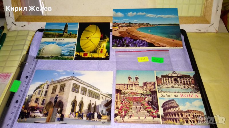 ЛОТ 4 СТАРИ ПОЩЕНСКИ КАРТИЧКИ АНГЛИЯ - КОРНУОЛ РИМ и ФРАНЦИЯ ТЕМА ЗАБЕЛЕЖИТЕЛНОСТИ КУРОРТИ 7424, снимка 1