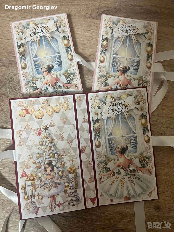 ръчно изработена картичка с шоколад, снимка 1