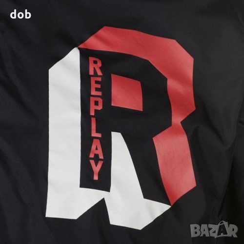 Ново двулицево яке Replay Chest Logo Bomber Reversible design, снимка 1