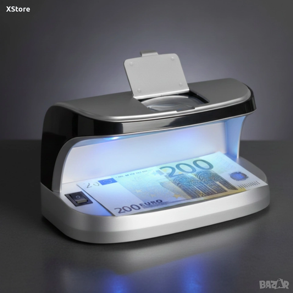 ❗Детектор за фалшиви банкноти – преносим UV детектор с магнитен сензор и вградена батерия, снимка 1