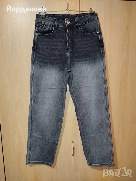 Еластични дънки с висока талия, снимка 1