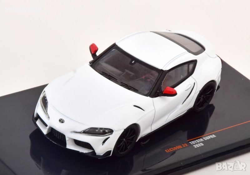 TOYOTA Supra 2020 - мащаб 1:43 на IXO моделът е нов в PVC дисплей-кейс, снимка 1