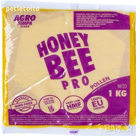 Храна за пчели Honey Bee Pro с ПРАШЕЦ по 1 кг, снимка 1