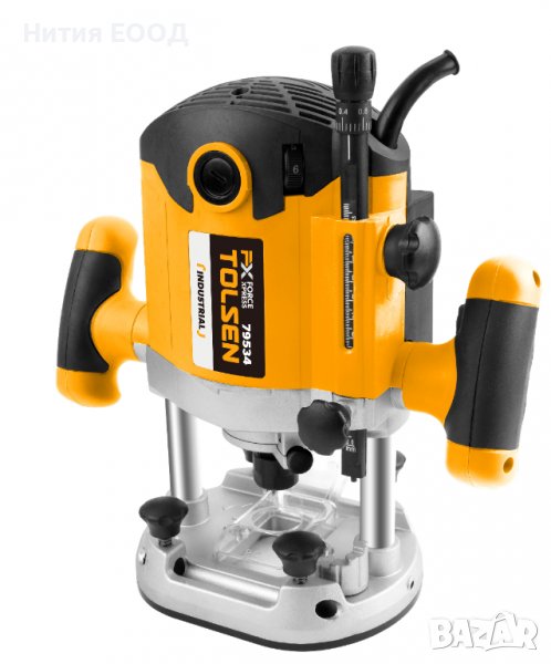 Tolsen Оберфреза 79534, 2100W, цанги ф8 и ф12, ход до 55мм, снимка 1