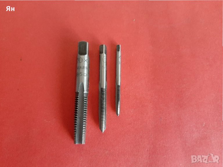  Английски комплект Комбинирани Метчици-М10/6/4mm Метр Рeзба , снимка 1