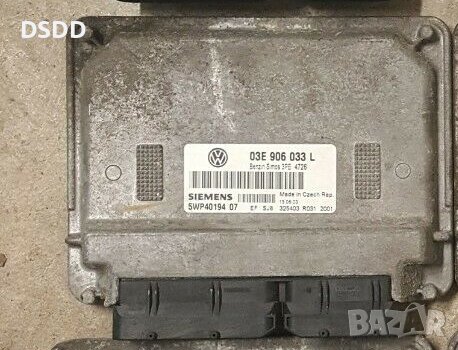 Компютър двигател / ECU Siemens 03E906033L за VW Polo 1.2i , снимка 1