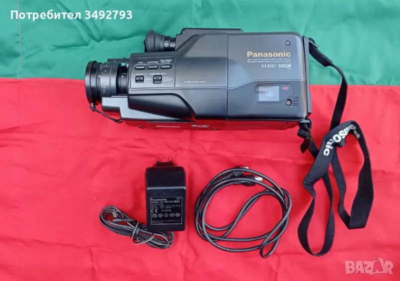 Видеокамера  Panasonic VHS-C NV-M400EN с касети, снимка 1