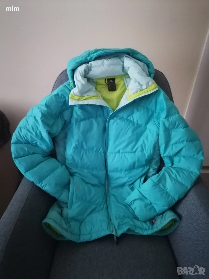 Яке Адидас/Adidas climaheat в неонов цвят, снимка 1