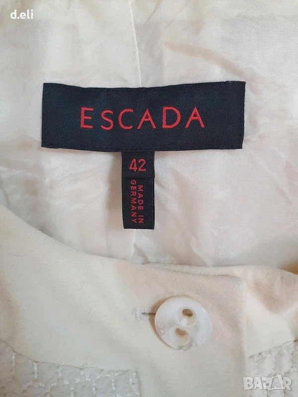 ESCADA Original Size L Вълна, Коприна. Луксозно сако, снимка 1