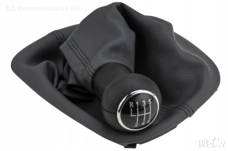 3B0711113S  Топка за скоростен лост и маншон, VW Passat B5 B5.5, 6 скорости, Т.Сив, снимка 1