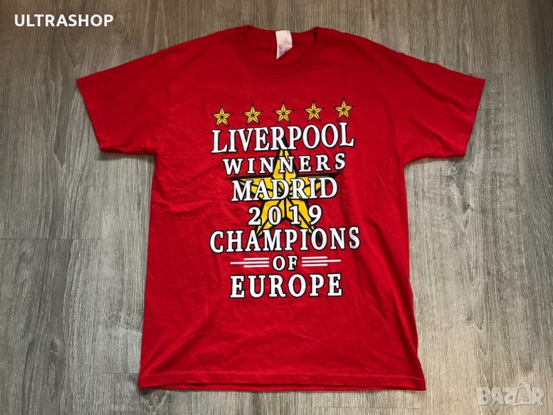 Мъжка памучна тениска на Ливърпул Liverpool Football Club, снимка 1