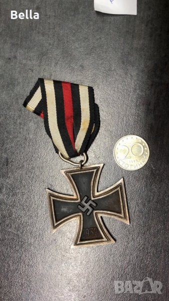 сребърен немски медал-оригинал, снимка 1