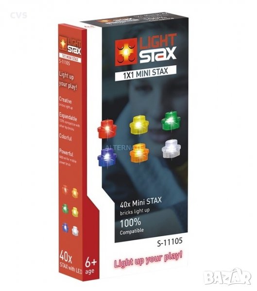 Light Stax S11105 MINI STAX, 40 броя за осветяване, 6 различни цвята, снимка 1