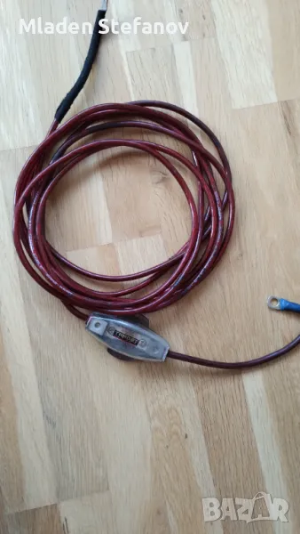 Захранващ аудио кабел 6мм2 4.8м с бушон, снимка 1