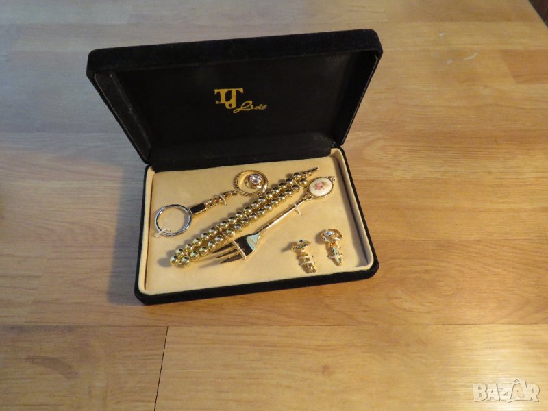 Старинен луксозен подаръчен комплект с позлата - зарадвай твоя любим човек ., снимка 1