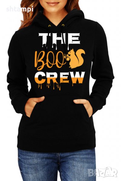 Дамски Суитчър/Суитшърт The Boo Crew 1,Halloween,Хелоуин,Празник,Забавление,Изненада,, снимка 1