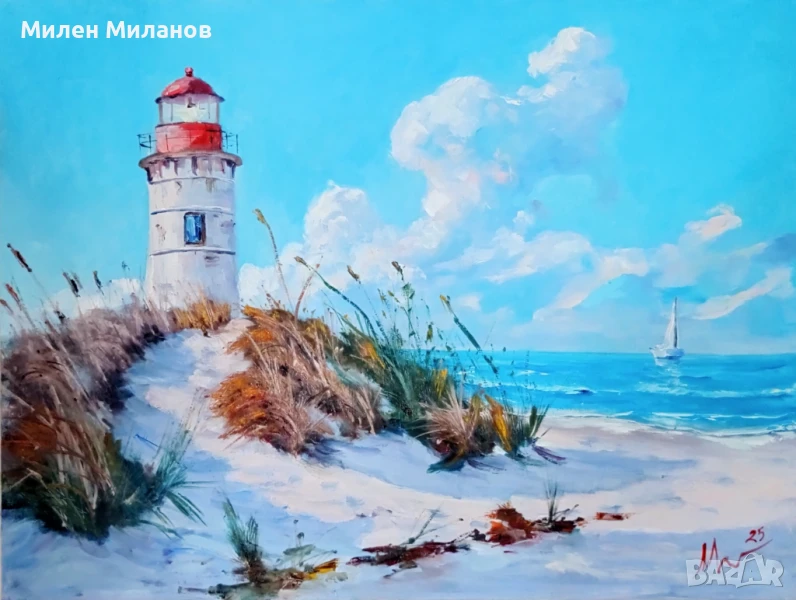 Картина рисувана с маслени бои , снимка 1