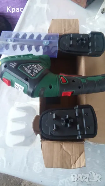 нов акумолаторен храсторез и косачка, снимка 1