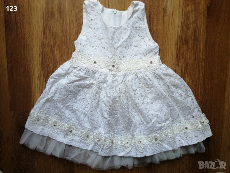 Бяла рокля за принцеса , снимка 1