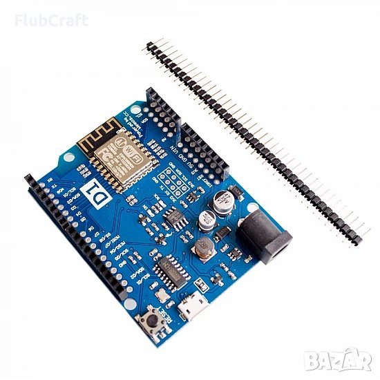 WeMos ESP8266 D1 R2 V2.1.0 WiFi Микроконтролер, снимка 1