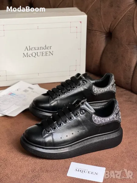 Alexander McQueen черни дамски маратонки , снимка 1