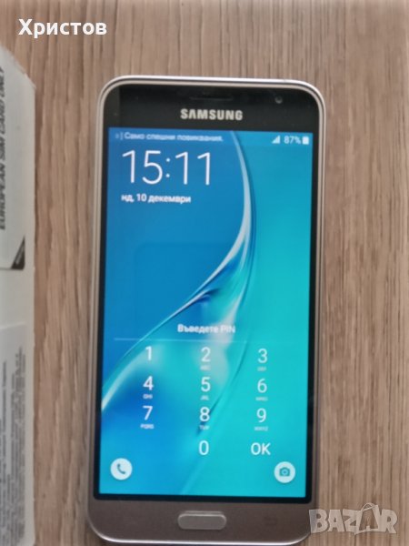 Телефон SAMSUNG GALAXY J3 2016, снимка 1