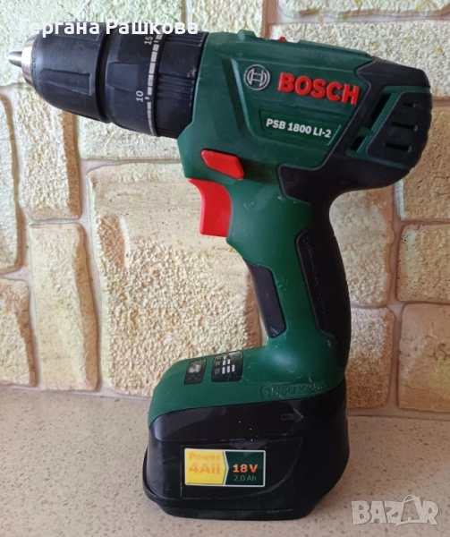 Оригинален винтоверт BOSH PSB 1800 LI-2, снимка 1