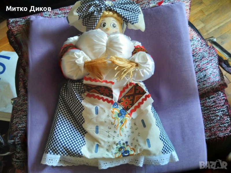 Кукла голяма с носия Н-370мм на 250х130мм нова, снимка 1