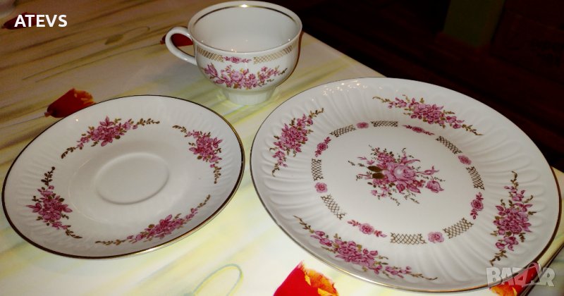 Порцеланов троен сет - Германия, снимка 1