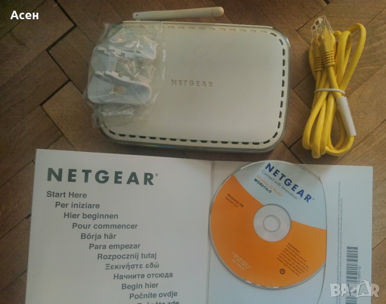 Продавам рутер Netgear WGR614-900EER за части, снимка 1