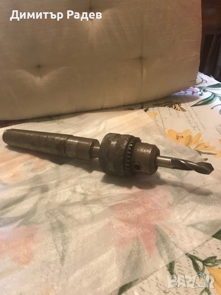 Патронник  за струг или колонна бормашина обхв на патронника до Ф 14мм—морза на патр. Ф 32мм Ф27мм, снимка 1