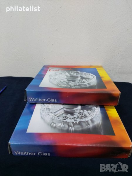 Стъклена купа за закуска Walther Glas с 3 отделения, снимка 1